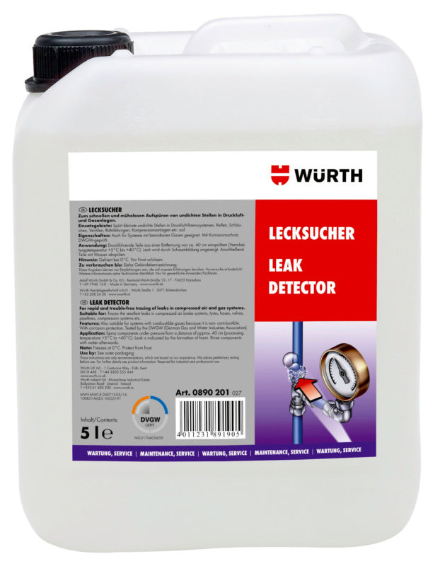Lecksucher-LECKSUCH-KANISTER-5LTR     Verpackungsinhalt    1 Einheit