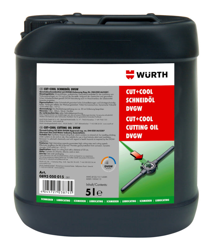 Flasche mit Schneidöl SHNDOEL (CUT-COOL) und feinem Sprühkopf für präzise Anwendung.