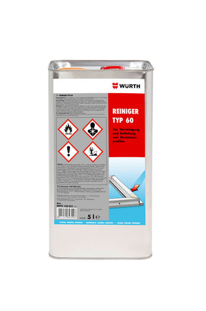 Flasche mit Reiniger für Aluminiumoberflächen zur schonenden und gründlichen Reinigung.