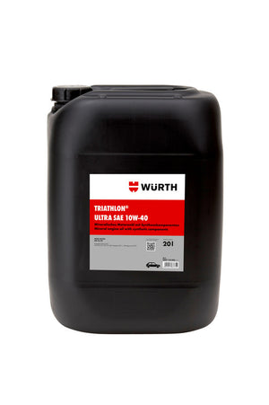 Motoröl-MOTOEL-ULTRA in einer transparenten Flasche, mit klarer Etikettierung und Drehverschluss.