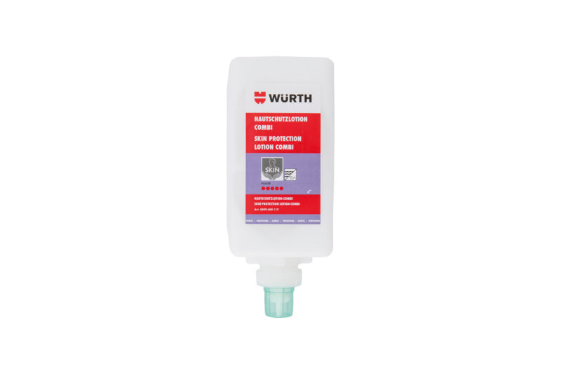 Hautschutzcreme-HAUTSHTZLOTN-COMBI-SPENDERSYSTEM-1000ML     Verpackungsinhalt    6 Einheit