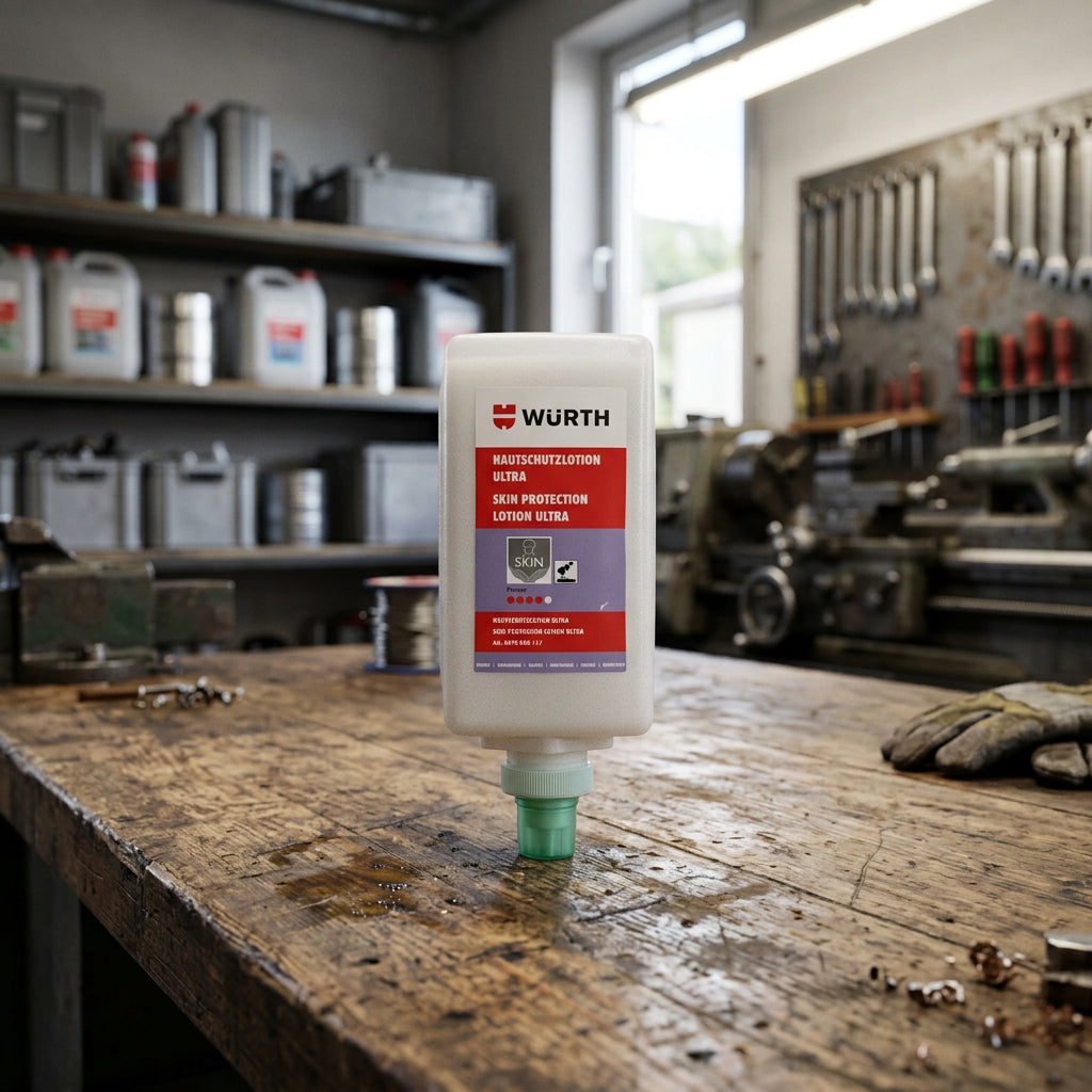 Hautschutzcreme – M24 Würth Ultra Spendersys 1000ml SchutzcremeEntdecken Sie die Hautschutzcreme "HAUTSHTZCREM-ULTRA-SPENDERSYS" von M24 Würth, die speziell für Handwerker entwickelt wurde. Schützen Sie Ihre Haut effektiv währenArbeitsschutzHautschutzcreme WürthMarktplatz24