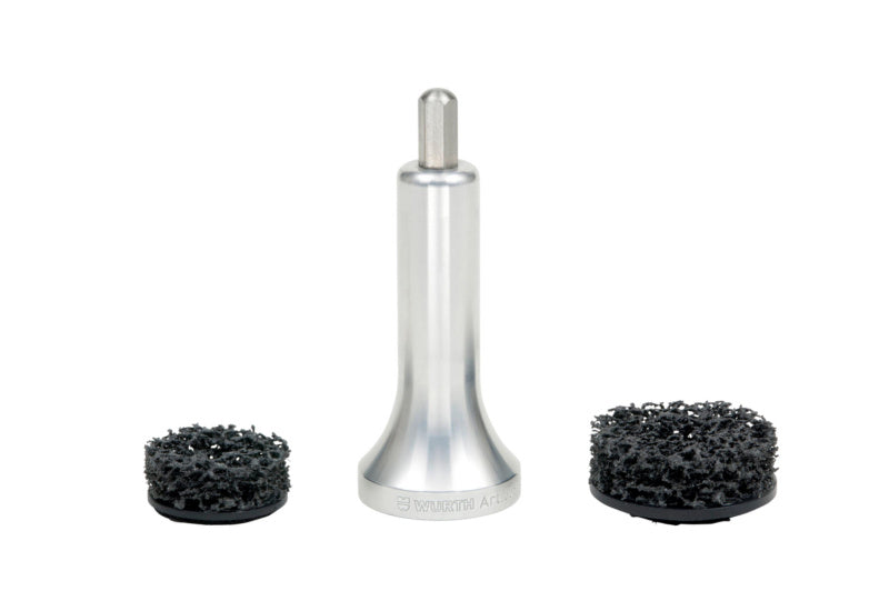 Halter Schleifscheibe aus Nylon mit robustem Design für präzises Schleifen und Polieren.