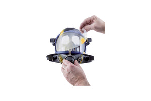 Vollmaske Zubehör-VSRSHTZFOL mit klarem Sichtfenster und ergonomischem Design für optimalen Schutz.