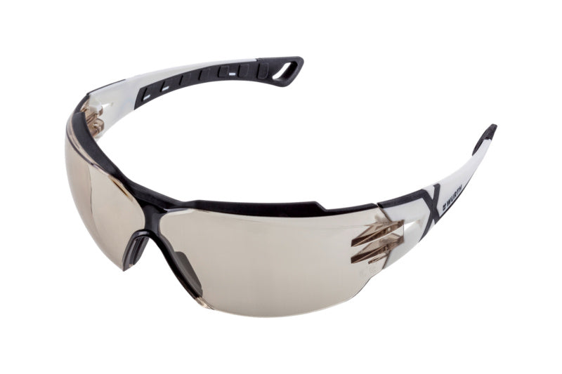 Schutzbrille SHTZBRIL-CETUS-X-TREME-65KB mit kratzfesten Gläsern und verstellbaren Bügeln.