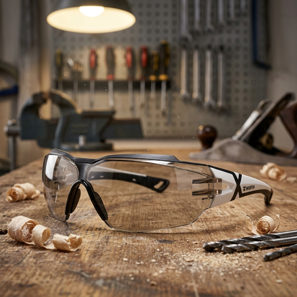 M24 Würth Schutzbrille SHTZBRIL CETUS-X-TREME 65KB kratzfest antistaub klare Sicht hochwertige Schutzbrille