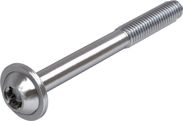 Holzverbinder in metallischer Farbe mit verdeckter Montage für stabile Holzverbindungen.