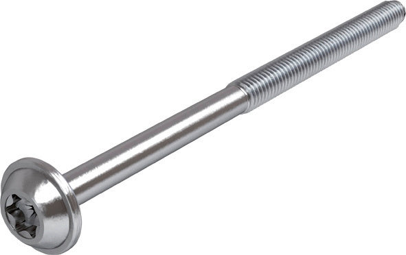 Verdeckter Holzverbinder aus Metall für stabile und ästhetische Holzverbindungen bei Bauprojekten.