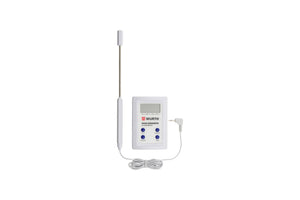 DGT Thermometer with LED display and climate control, single unit in white casing