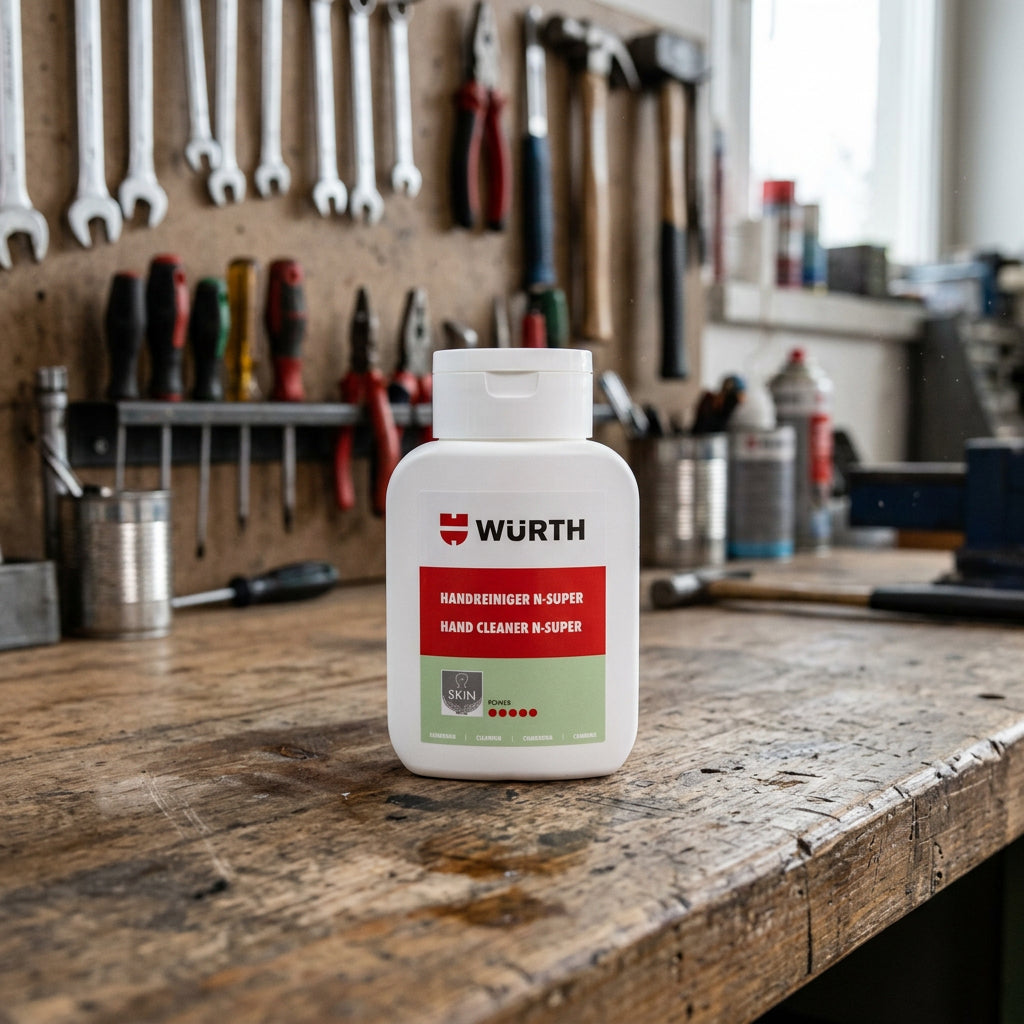 Würth Handreiniger HNDREINIG-(N-ACTIVE) – Hautneutraler Handreiniger 1Sie kennen das Problem: Nach einem langen Arbeitstag sind Ihre Hände voller hartnäckiger Verschmutzungen wie Schmierstoffe, Farbe oder Harze. Das ständige Reinigen kArbeitsschutzWürth HandreinigerMarktplatz24