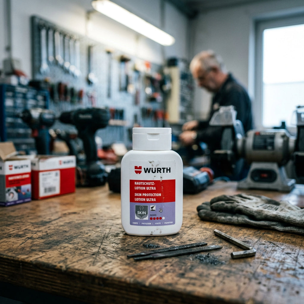 250 ml Würth Hautschutzcreme Hautshtzlotn Ultra-Flasche für effektiven Hautschutz bei Handwerkern