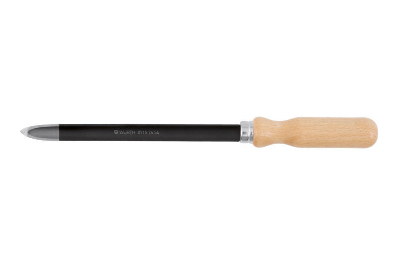 Dreikantschaber 3KTSCHAB HOHL mit dreieckiger Klinge und ergonomischem Griff für präzises Arbeiten.