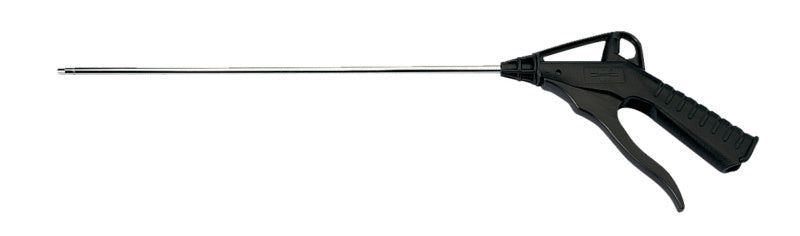 Die Ausblaspistole Druckluft AUSBLASPIST in ergonomischem Design mit gummiertem Griff.