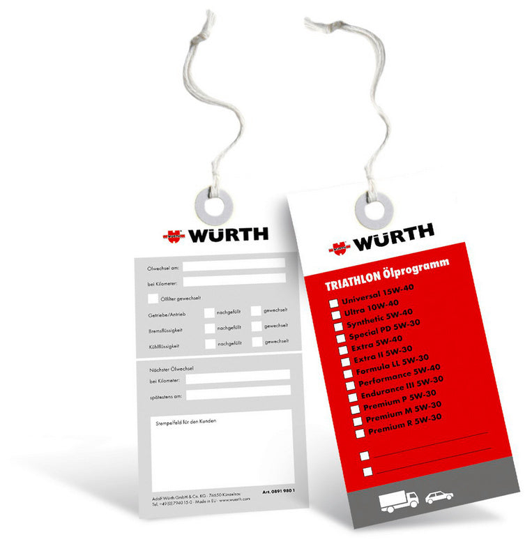 WEANHAENG Motor-, Getriebe- und Hydrauliköl Zubehör in Verpackung mit 50 Einheiten, Maße 115x56 mm