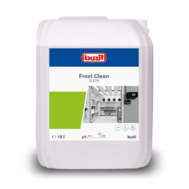 10L Kanister Frost Clean Reinigungsmittel mit Buzil Logo.