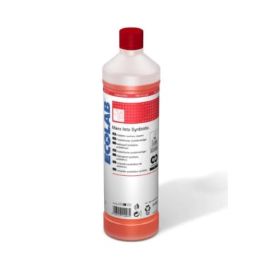 Flasche Maxx Into Synbiotic mit rotem Deckel und roter Flüssigkeit.