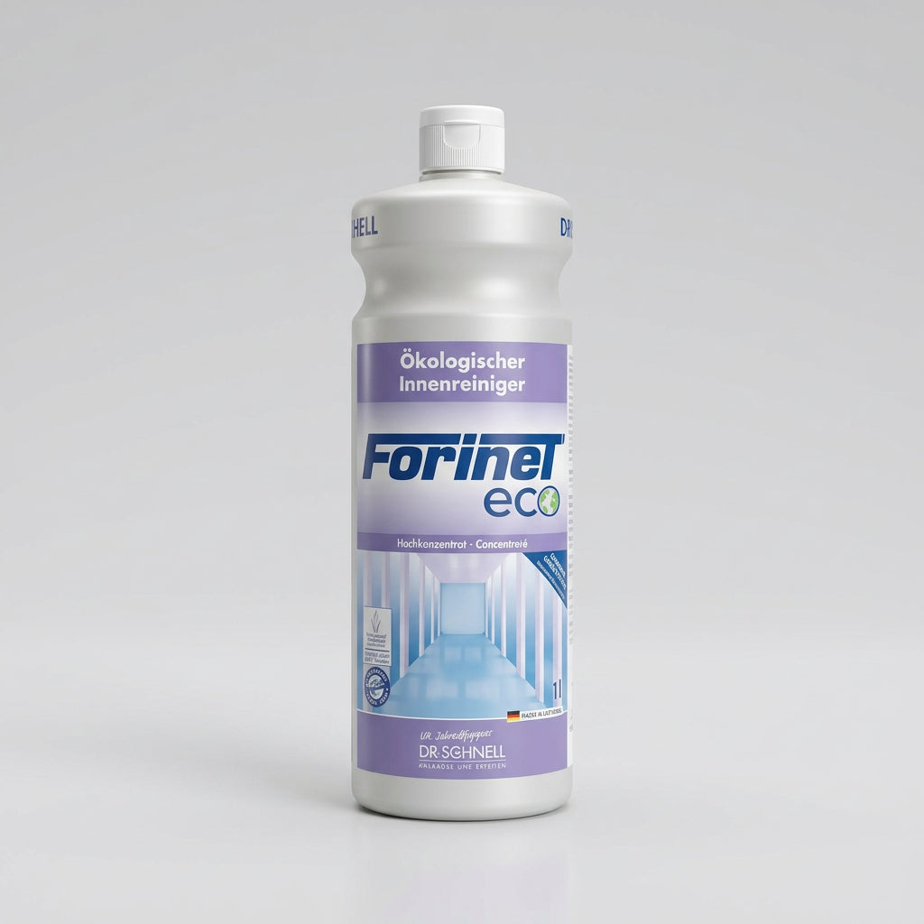 Forinet 1-Liter-Flasche mit vielseitiger Flüssigkeit zur Reinigung und Pflege von Oberflächen.