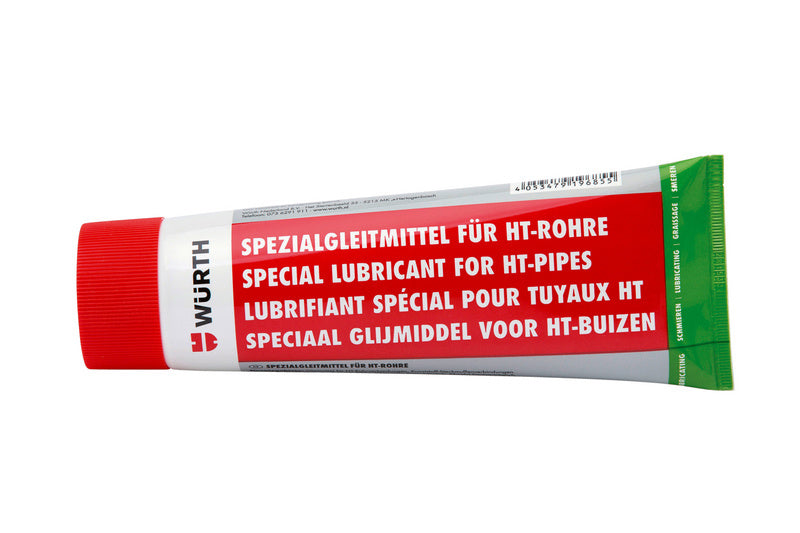 Gleitmittel HT-Rohre Sanitär- GLEIT-(HT-ROHRE)-SPEZIAL-250G     Verpackungsinhalt    12 Einheit