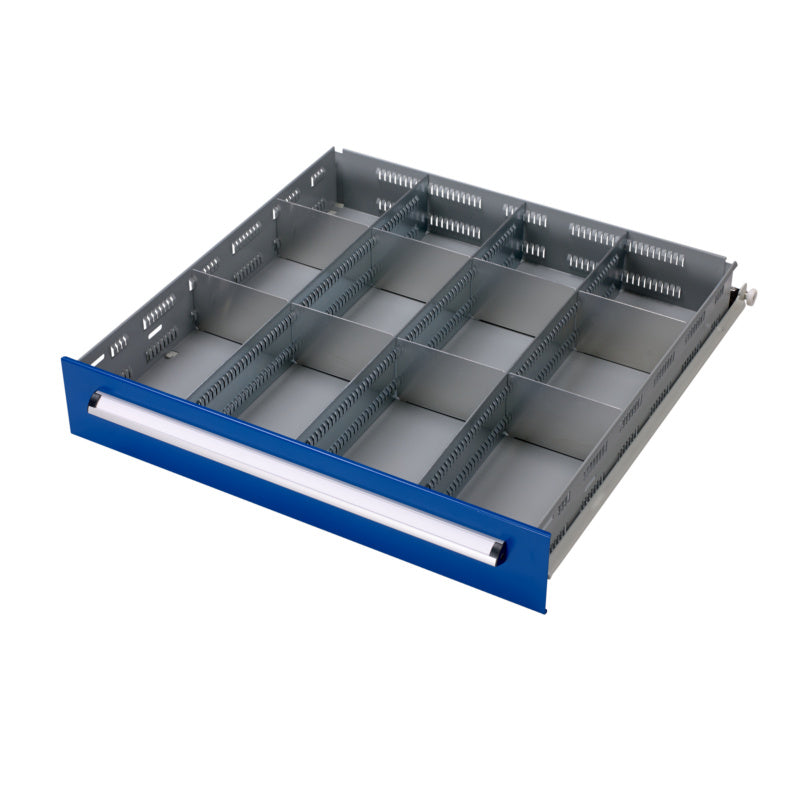 Schubladenschrank Zubehör-EINTLNG-SET-(F.SLSHRNK-700S)-12FACH-H100     Verpackungsinhalt    1 Einheit
