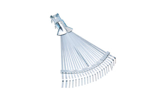 Laubbesen LAUBBSN mit ergonomischem Griff und flexiblen, breiten Borsten für Garten und Einfahrt.