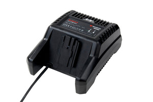 Ladegerät für Akku-Maschinen mit LED-Anzeige und integrierter Sicherheitsfunktion.