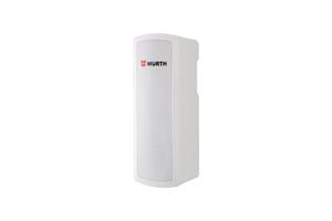 Berührungsloser Creme- und Seifenspender FLUESSSPEND mit Sensor für hygienische Ausgabe.