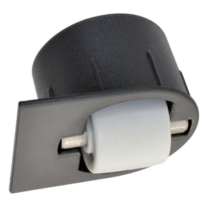 Robuste Möbelrolle BOSEROLL mit leiser Laufweise für flexible Möbelmobilität in Wohn- und Arbeitsbereichen.