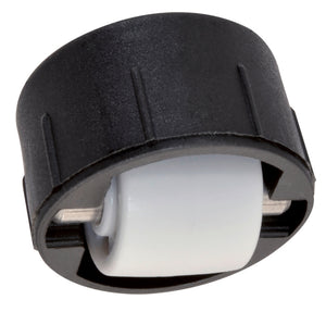 Robuste Möbelrolle BOSEROLL mit leiser Laufweise, geeignet für verschiedene Möbel und Böden.