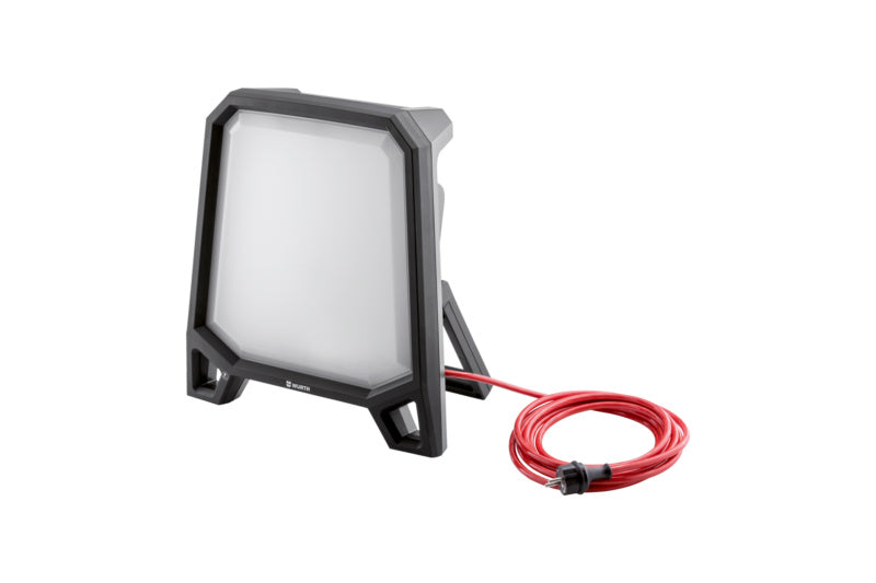 Robuste LED-Arbeitsleuchte LEUCHT-LED POWERQUAD mit verstellbarem Standfuß und Magneten