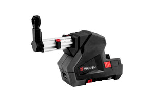 Absaugvorrichtung für Akku Maschinen in robustem Design, ideal für sauberes Arbeiten.