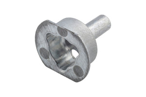 Werkzeughalter Gewindeschneider mit Akku, ergonomischem Griff und robustem Schneidkopf in Schwarz.