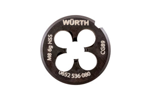 Schneideisen SHNDEIS HSS WN aus Hochgeschwindigkeitsstahl mit scharfen Kanten für präzise Gewinde.