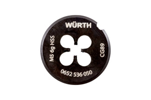 Schneideisen SHNDEIS HSS WN aus Hochgeschwindigkeitsstahl mit scharfen Kanten für Gewindeschneiden