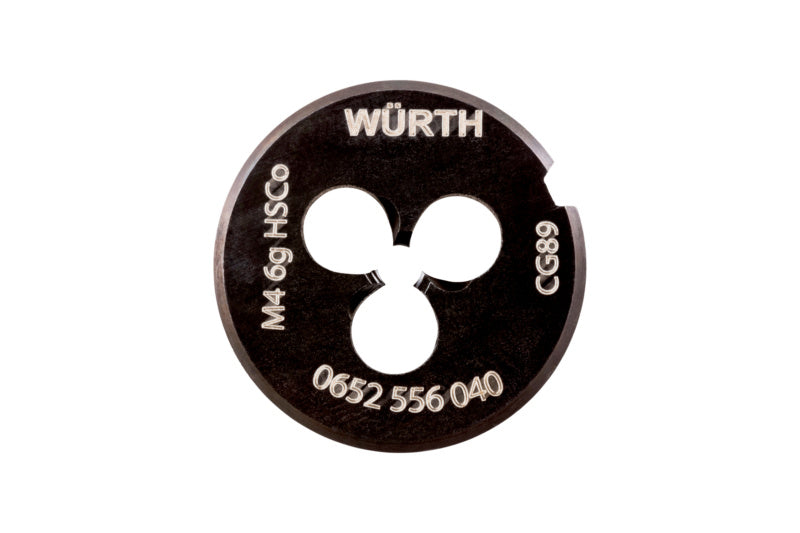 Hochwertiges Schneideisen SHNDEIS HSCO WN aus Hochgeschwindigkeitsstahl mit feiner Oberflächenbearbeitung.