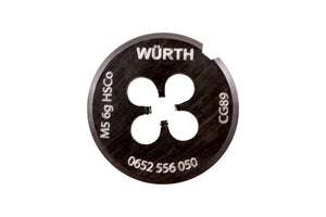 Hochwertiges Schneideisen SHNDEIS HSCO WN aus Hochgeschwindigkeitsstahl mit feiner Oberflächenbearbeitung.