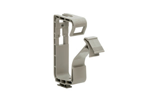 Kabelsammelhalter-KSH in modernem Design zur ordentlichen Kabelorganisation in verschiedenen Farben.