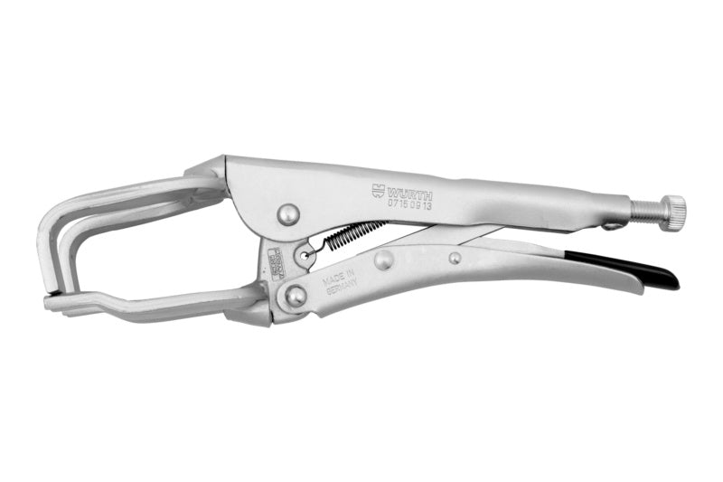 Schweiß-Gripzange in einer Länge von 265 mm mit robustem Griff und stabiler Bauweise.