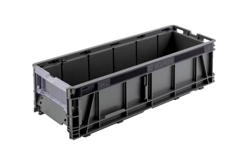 System-Lagerbox stapelbar-SYSLGRBOX-STPL-GR4-GRAU     Verpackungsinhalt    1 Einheit
