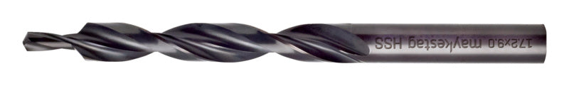 Stufenbohrer BO STUF MF DIN8374RNM aus HSS mit mehreren Bohrstufen und Maßangaben.