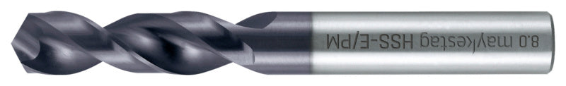 Spiralbohrer aus HSS mit TIALN-Beschichtung, geeignet für präzise Metallbohrungen.