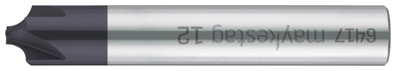 Viertelrundfräser aus Vollhartmetall mit TIALN-Beschichtung für präzises Fräsen.
