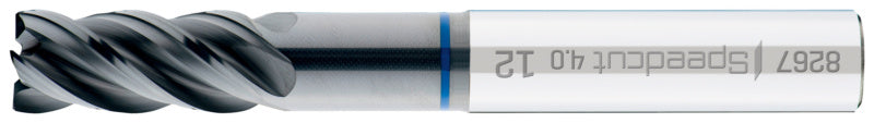 HPC Fräser SHFTFRS SP HPC 4.0 XL IX mit 4 mm Durchmesser und spezieller Beschichtung für Metallbearbeitung.