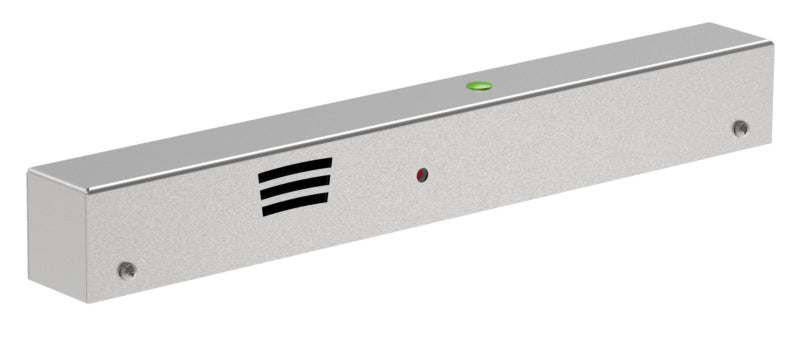 Schließfolgeregelung ZB-RAUCHSCHALTZENT-F.SR-RSZ-SILBR in kompakter Bauweise für Sicherheitssysteme.