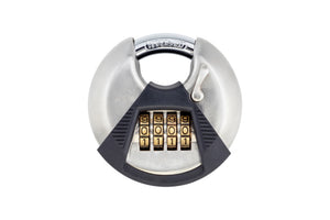 Robustes 70 mm Vorhängeschloss mit Zahlenschloss und Metallgehäuse für Handwerkerbedarf.