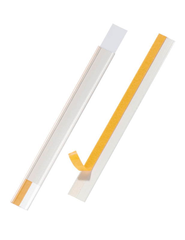 Kennzeichnungsschiene / -profil / -band-KLESHN-BESHRFTNGSLEISTE-SELBSTKLB-H20MM     Verpackungsinhalt    50 Einheit