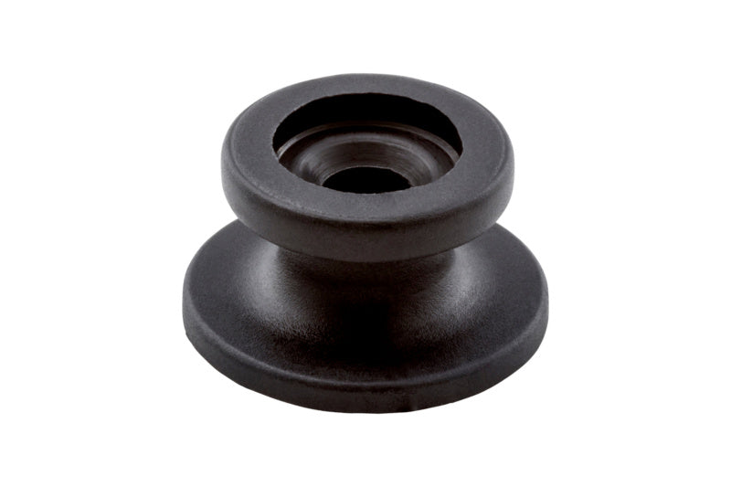 Black round connectors, 20mm diameter, packaged in a box of 50 units.