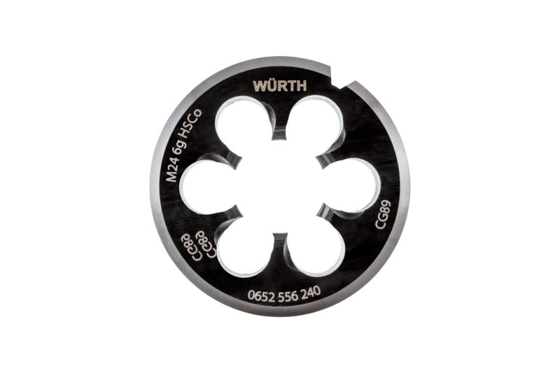 Schneideisen SHNDEIS HSCO EN22568 aus Hochgeschwindigkeitsstahl mit ergonomischer Form.