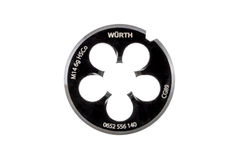 Das Schneideisen SHNDEIS HSCO EN22568 aus Hochgeschwindigkeitsstahl mit ergonomischer Form.