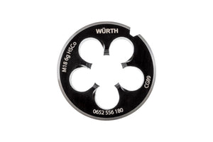 Schneideisen SHNDEIS HSCO EN22568 aus Hochgeschwindigkeitsstahl mit ergonomischer Form.