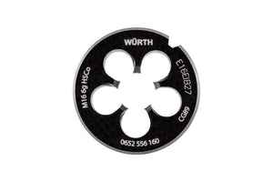 Schneideisen aus Hochgeschwindigkeitsstahl mit Rillen und ergonomischem Design zum Gewindeschneiden